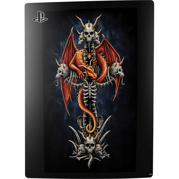 Gothic Dragon & Skull Cross by Sarah Richter PlayStation PS5 Skins