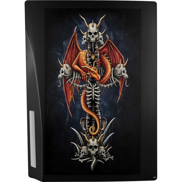 Gothic Dragon & Skull Cross by Sarah Richter PlayStation PS5 Skins