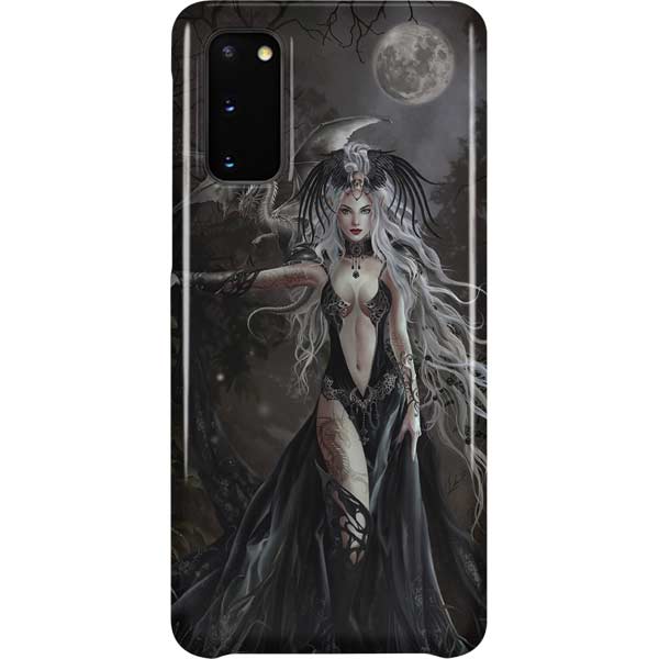 Gothic Princess with Silver Dragon by Nene Thomas Galaxy Cases