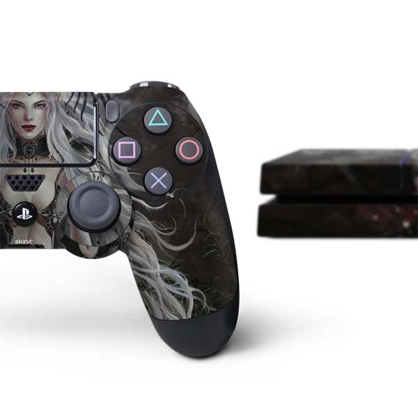 Gothic Princess with Silver Dragon by Nene Thomas PlayStation PS4 Skins