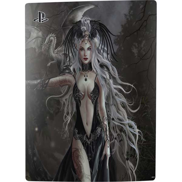 Gothic Princess with Silver Dragon by Nene Thomas PlayStation PS5 Skins