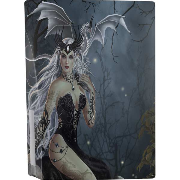 Gothic Queen with Silver Dragon by Nene Thomas PlayStation PS5 Skins