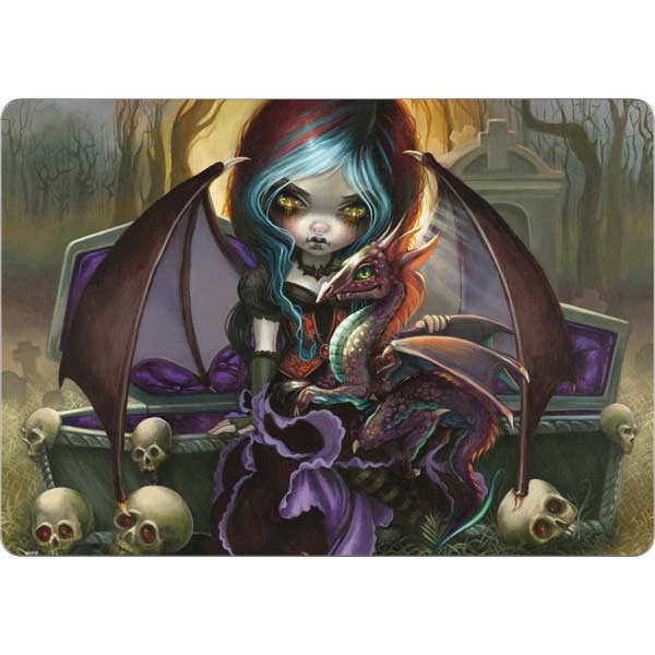 Gothic Vampire Fairy with Dragon & Skulls by Jasmine Becket-Griffith MacBook Skins