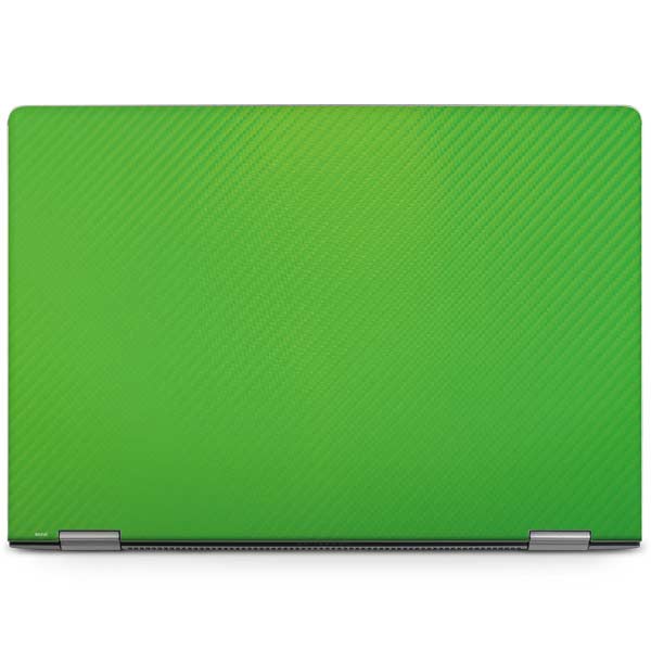 Green Carbon Fiber Specialty Texture Material Laptop Skins