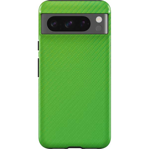 Green Carbon Fiber Specialty Texture Material Pixel Cases