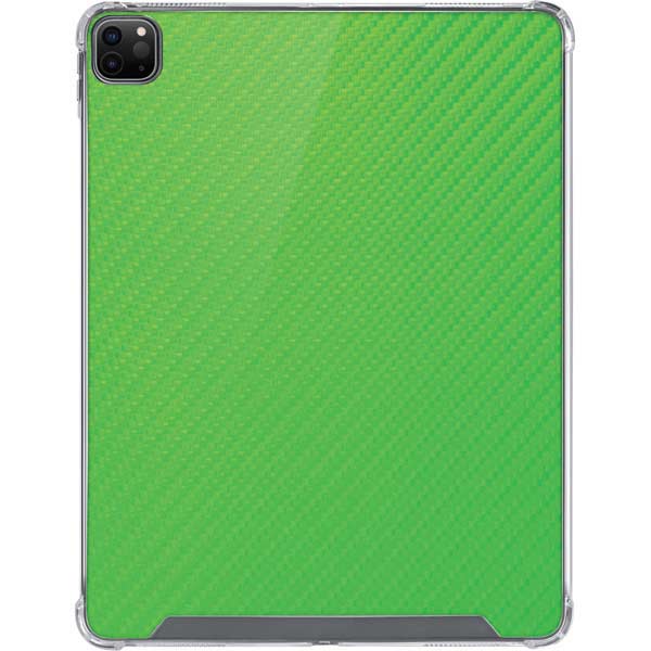 Green Carbon Fiber Specialty Texture Material iPad Cases