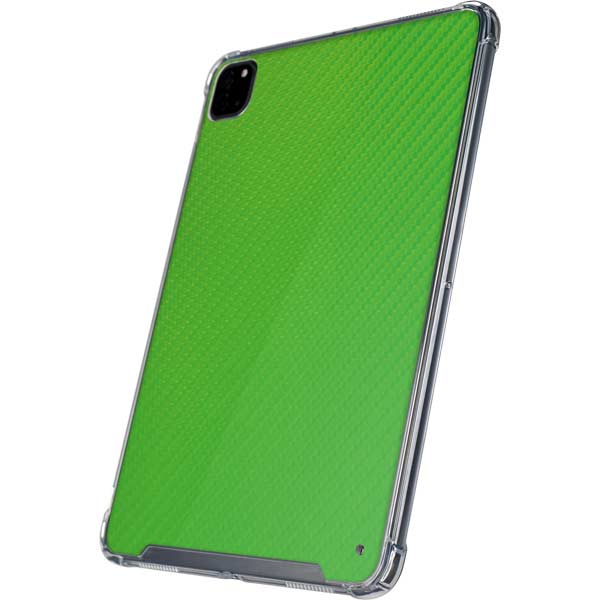 Green Carbon Fiber Specialty Texture Material iPad Cases