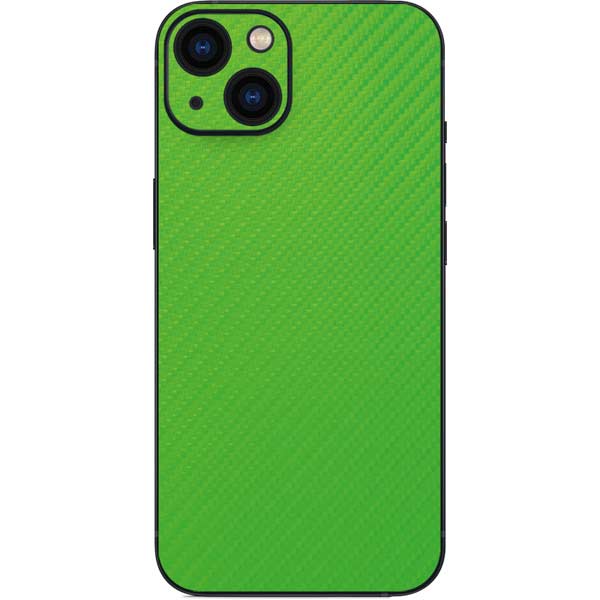 Green Carbon Fiber Specialty Texture Material iPhone Skins