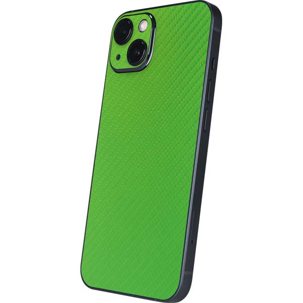 Green Carbon Fiber Specialty Texture Material iPhone Skins