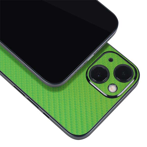 Green Carbon Fiber Specialty Texture Material iPhone Skins