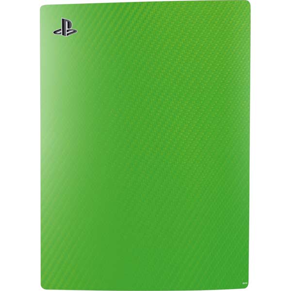 Green Carbon Fiber Specialty Texture Material PlayStation PS5 Skins