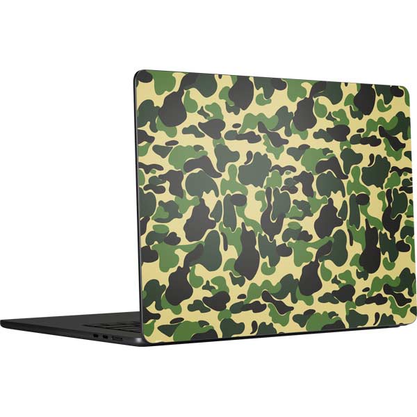 Green Street Camo MacBook Skins