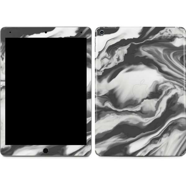Grey Marble Ink iPad Skins