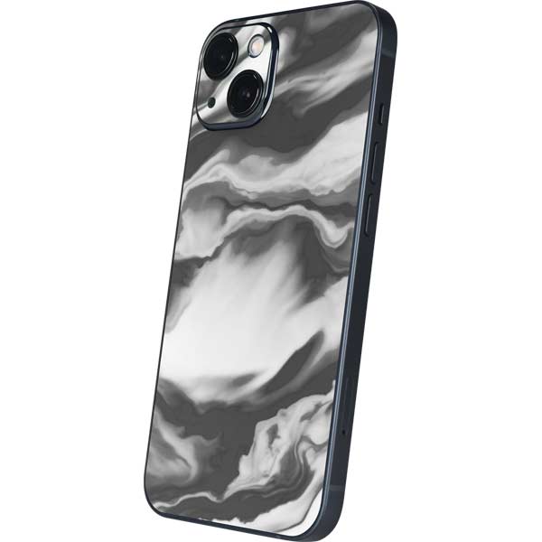 Grey Marble Ink iPhone Skins