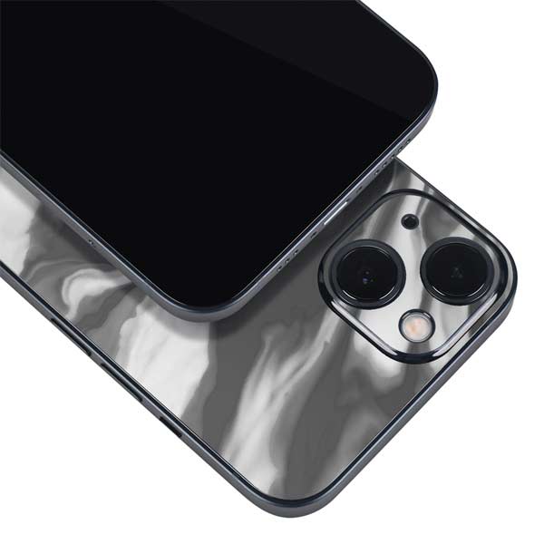 Grey Marble Ink iPhone Skins