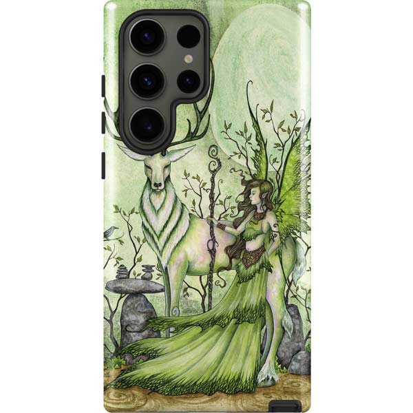 Guardian Fairy and Stag by Amy Brown Galaxy Cases