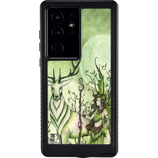 Guardian Fairy and Stag by Amy Brown Galaxy Cases