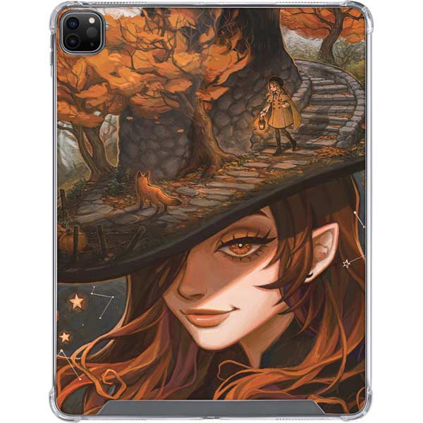 Halloween Pumpkin Witch with Fox by Ivy Dolamore iPad Cases