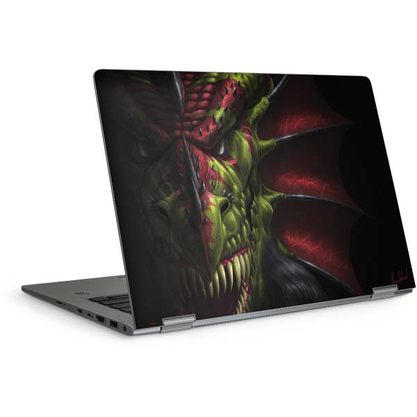 Lair of Shadows Dragon by Tom Wood Laptop Skins
