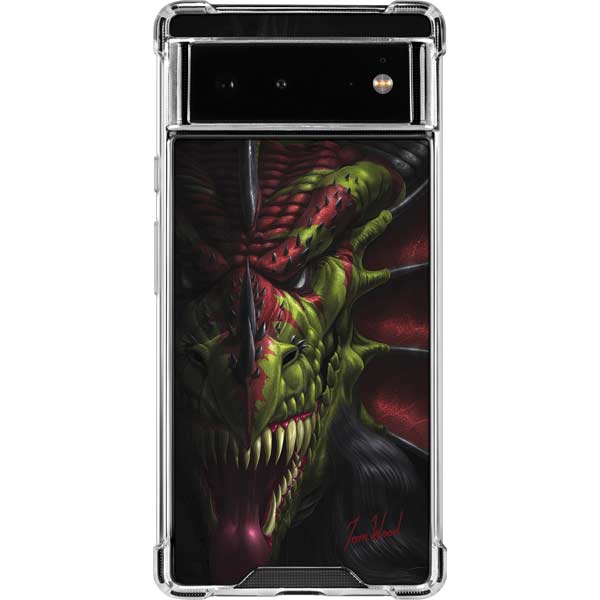 Lair of Shadows Dragon by Tom Wood Pixel Cases