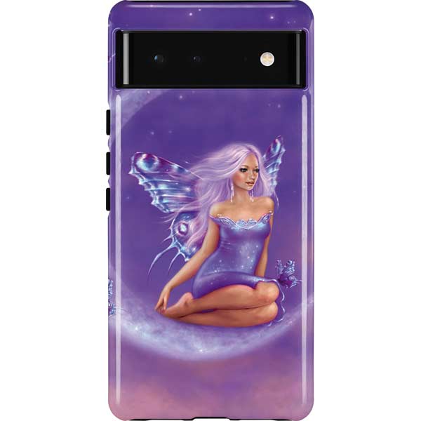 Lavender Moon Fairy by Rachel Anderson Pixel Cases