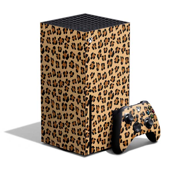 Leopard Spots Print Xbox Series X Skins
