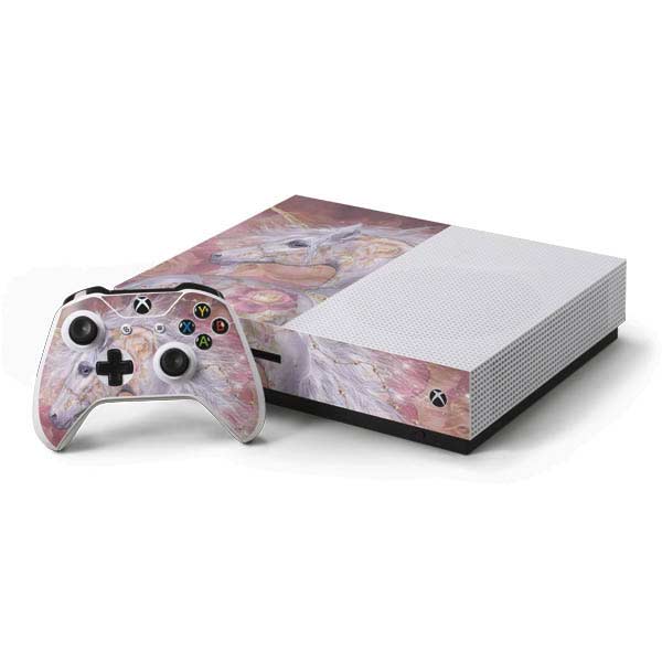 Licorne Florale Rose Unicorn by Laurie Prindle Xbox One Skins