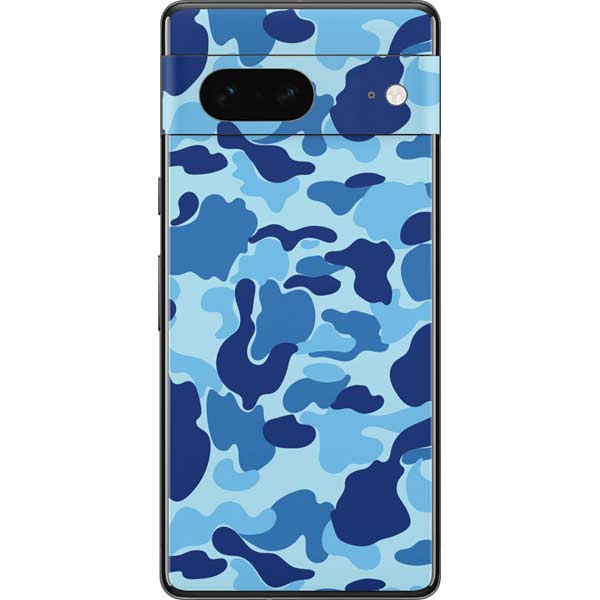 Light Blue Street Camo Pixel Skins