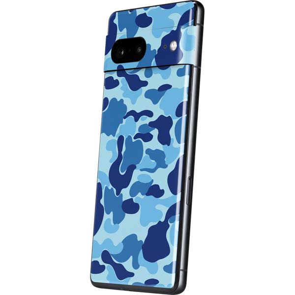 Light Blue Street Camo Pixel Skins