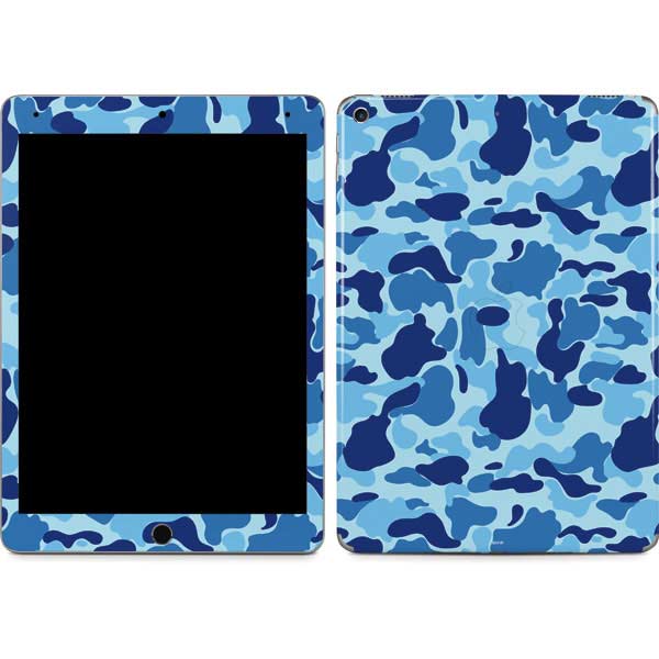 Light Blue Street Camo iPad Skins