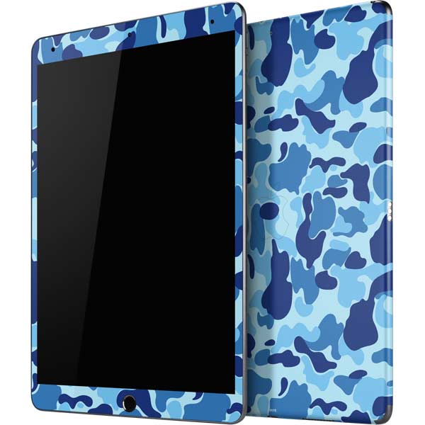 Light Blue Street Camo iPad Skins