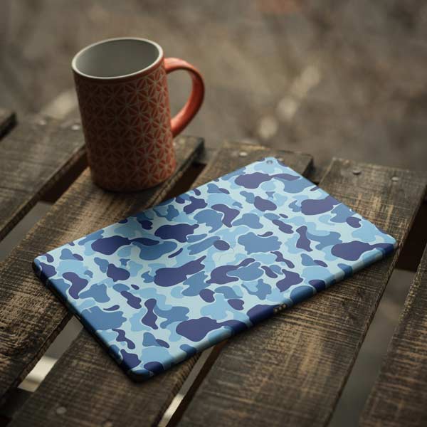 Light Blue Street Camo iPad Skins