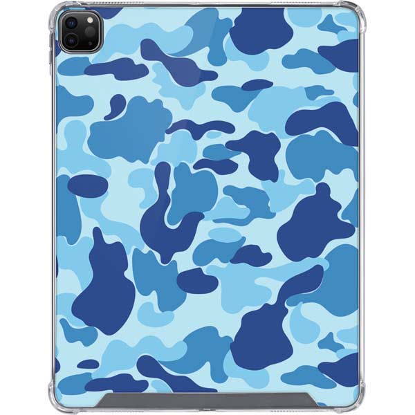 Light Blue Street Camo iPad Cases