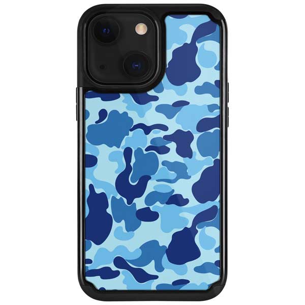 Light Blue Street Camo iPhone Cases