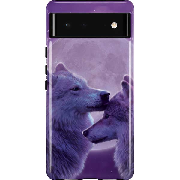 Loving Wolves by Vincent Hie Pixel Cases