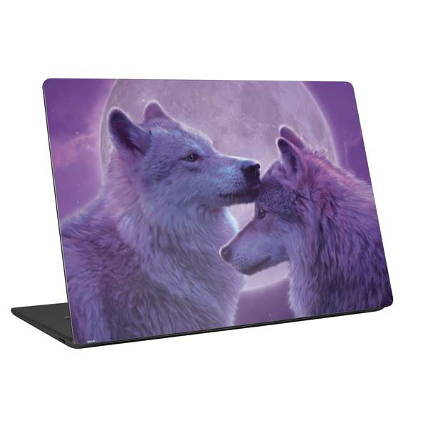 Loving Wolves Universal Laptop Skin by Vincent Hie