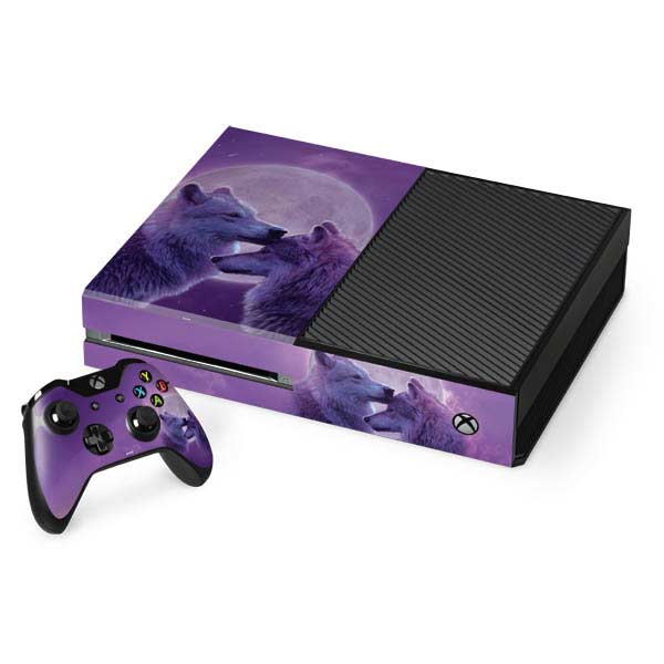 Loving Wolves Microsoft Xbox Skin by Vincent Hie