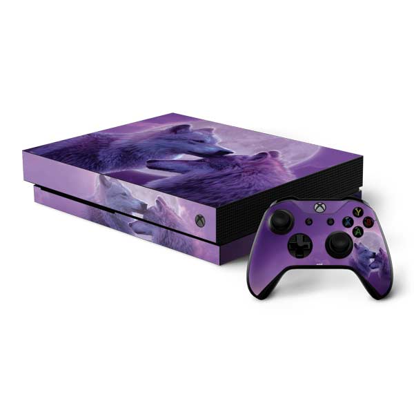 Loving Wolves Microsoft Xbox Skin by Vincent Hie