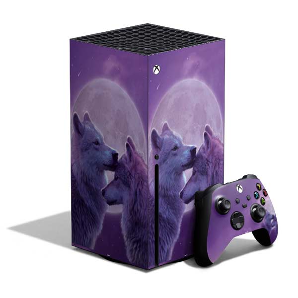 Loving Wolves Microsoft Xbox Skin by Vincent Hie