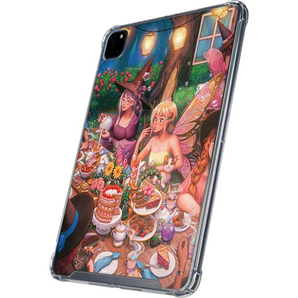 Magical Witch and Fairy Cottagecore Teaparty by Ivy Dolamore iPad Cases