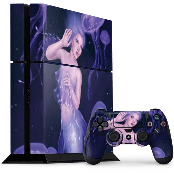 Mermaid and Jellyfish by Rachel Anderson PlayStation PS4 Skins