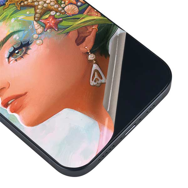 Mermaid with Sea Stars in Her Hair by Ivy Dolamore iPhone Skins