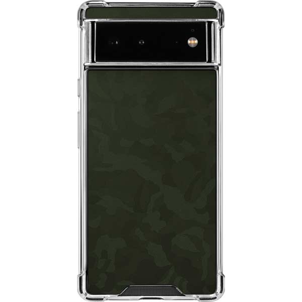 Military Green Shadow Camo Pixel Cases