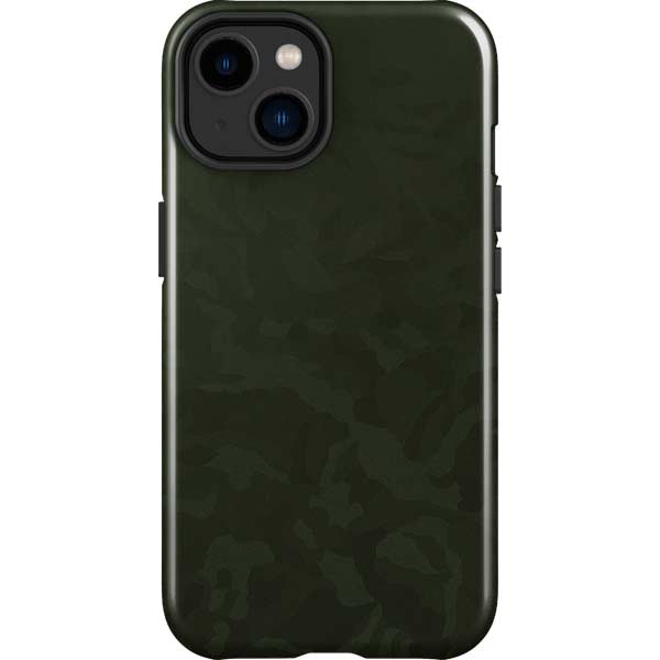 Military Green Shadow Camo iPhone Cases