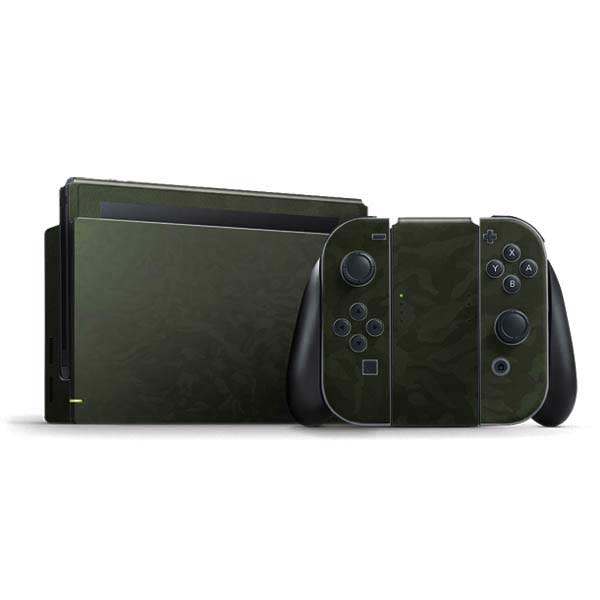 Military Green Shadow Camo Nintendo Skins