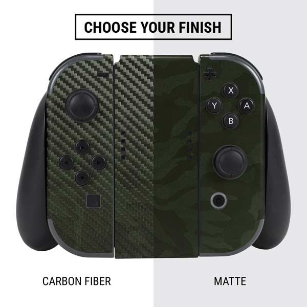 Military Green Shadow Camo Nintendo Skins