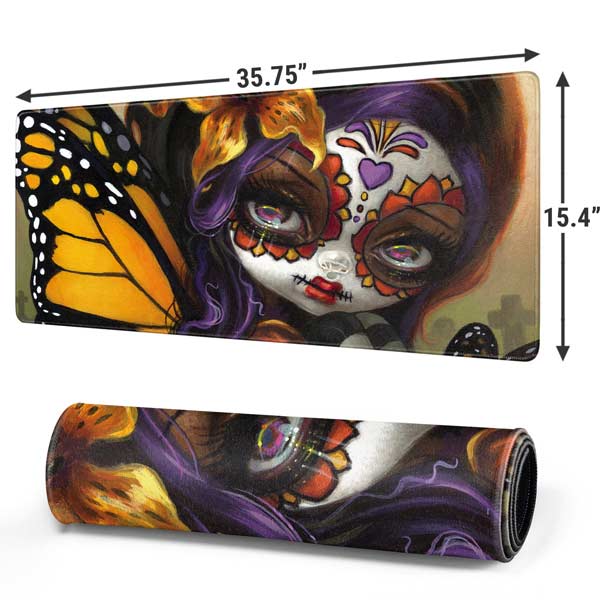 Monarch butterfly Fairy by Jasmine Becket-Griffith Mousepad