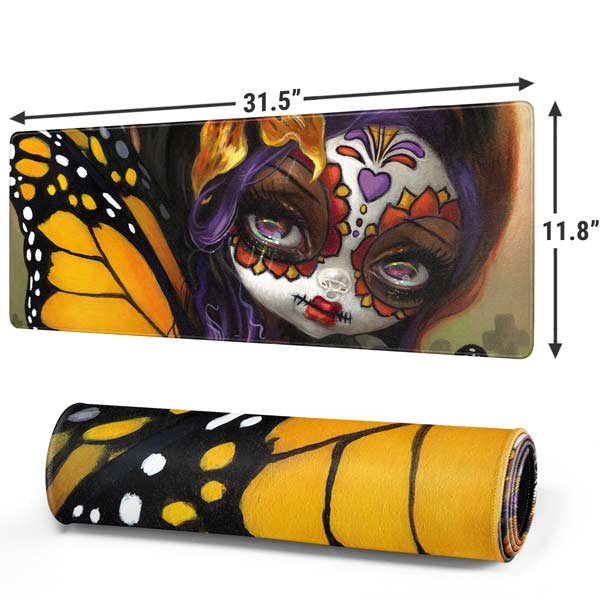 Monarch butterfly Fairy by Jasmine Becket-Griffith Mousepad