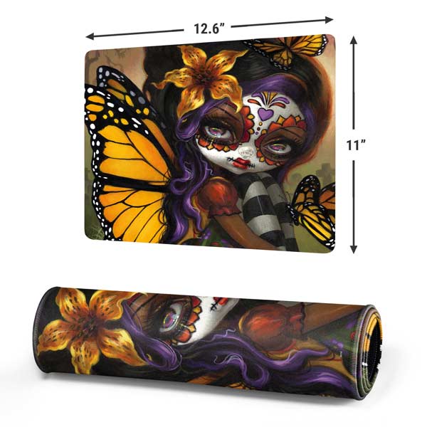 Monarch butterfly Fairy by Jasmine Becket-Griffith Mousepad