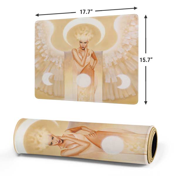 Moon Angel by LA Williams Mousepad